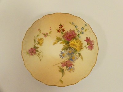 Lot 246 - A collection of Royal Worcester blush ivory...