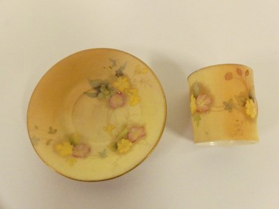 Lot 246 - A collection of Royal Worcester blush ivory...