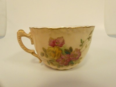 Lot 246 - A collection of Royal Worcester blush ivory...