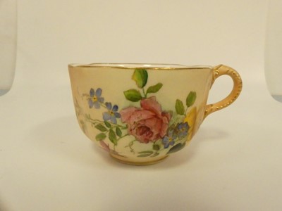 Lot 246 - A collection of Royal Worcester blush ivory...