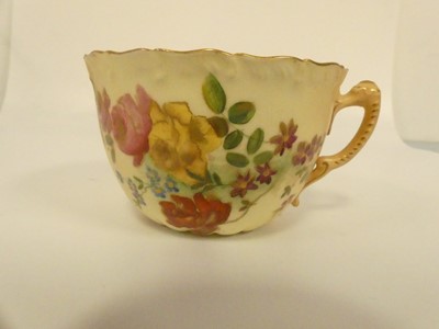 Lot 246 - A collection of Royal Worcester blush ivory...