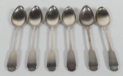 Lot 303 - A set of six Victorian silver grapefruit...