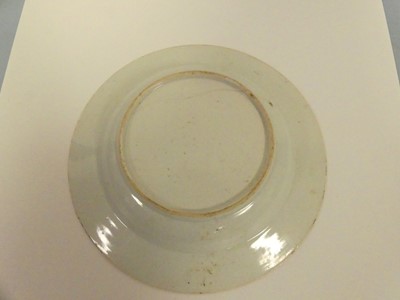 Lot 245 - Two Chinese celadon plates; together with two...