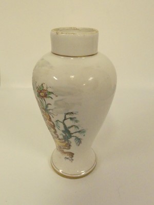Lot 230 - A Chinese vase and cover, marked to the base;...