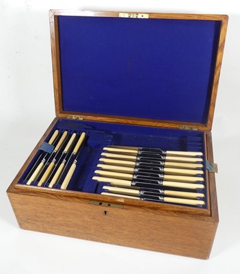 Lot 264 - A part-canteen of cutlery, John Pound & Co Ltd,...