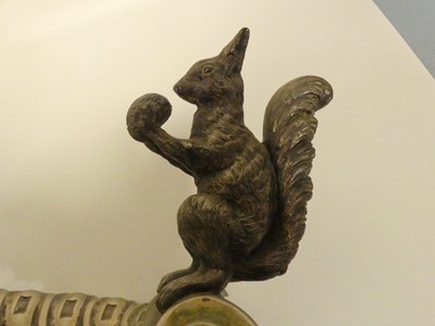 Lot 270 - A silver plated pedestal dish surmounted by a...