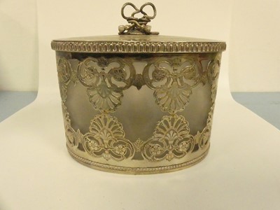 Lot 270 - A silver plated pedestal dish surmounted by a...