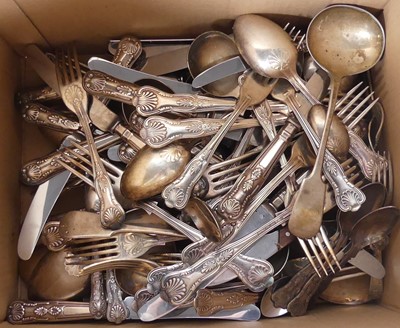 Lot 273 - A collection of cutlery, to include Kings...