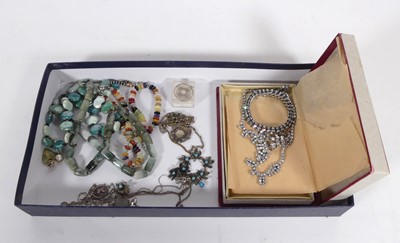 Lot 508 - A collection of jewellery, to include silver...