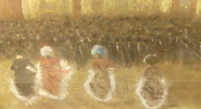 Lot 1063 - M Zudowsli - The Dancers, pastel, signed lower...