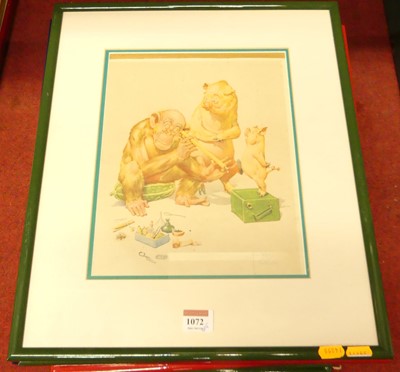 Lot 1072 - A collection of Lawson Wood prints (a lot)