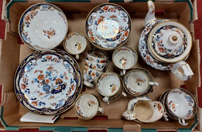 Lot 647 - A collection of Victorian imari teawares