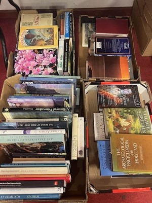 Lot 694 - Four boxes of modern books, to include art,...