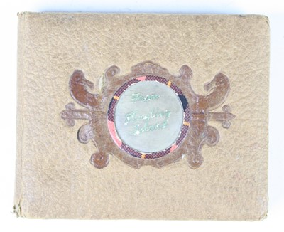 Lot 593 - A WW I period autograph album, the typical...