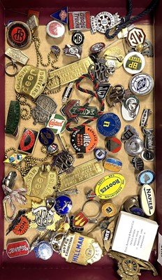 Lot 460 - A collection of motoring badges to include...