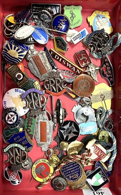 Lot 461 - A collection of motoring badges to include...