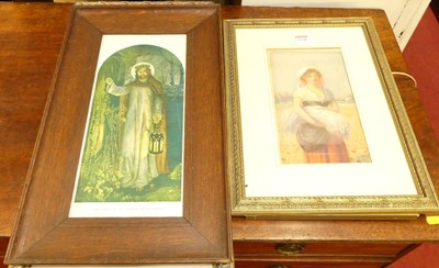 Lot 1128 - Assorted pictures and prints to include Arthur...