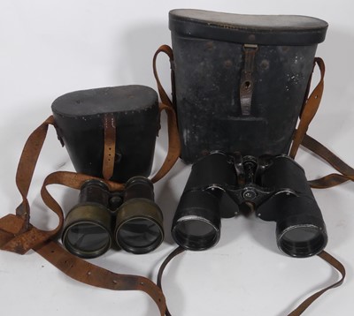 Lot 602 - A pair of Dienstglas binoculars 10x50 in case,...