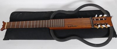 Lot 607 - An Aria Sinsonido travel guitar