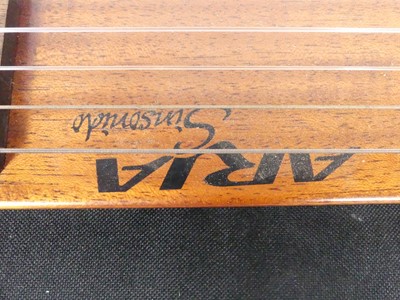 Lot 607 - An Aria Sinsonido travel guitar