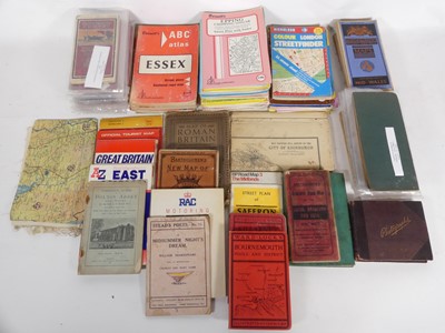 Lot 610 - Two boxes containing maps, early 20th century...