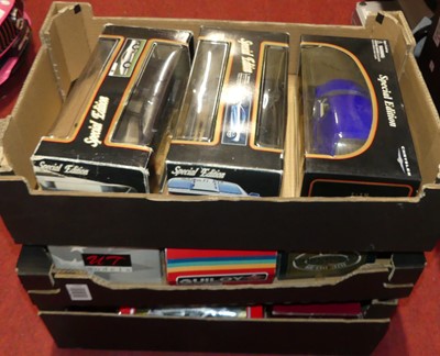 Lot 1429 - Three boxes of mainly 1/18 scale diecast...