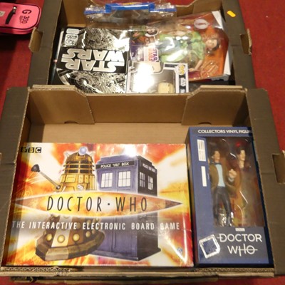 Lot 1463 - Four boxes of Star Wars and Doctor Who,...