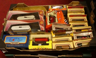 Lot 1575 - Two trays of mixed diecast, to include...