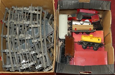 Lot 1589 - Two boxes of 0 gauge, to include Hornby Shell...