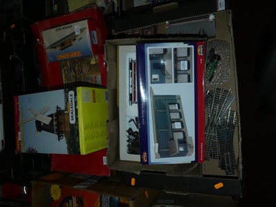 Lot 1491 - Four boxes of Bachmann, Hornby and similar 00...