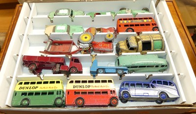 Lot 1609 - A tray of playworn Dinky diecast, to include a...