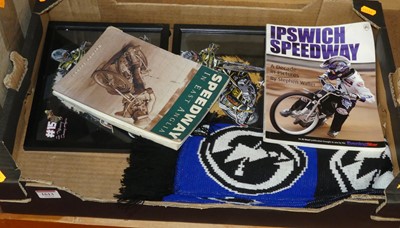 Lot 1613 - A collection of Ipswich Speedway memorabilia...