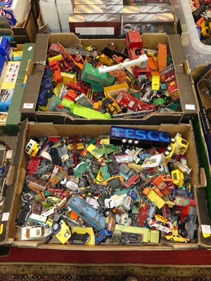 Lot 1501 - 2 trays of playworn diecast