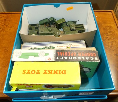 Lot 1621 - A tray of mixed playworn diecast, to include a...