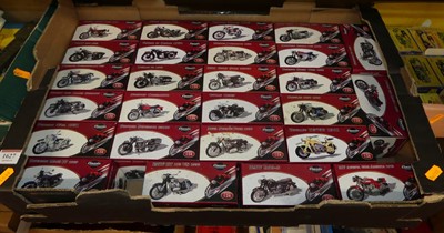 Lot 1627 - A collection of Classic Motorbikes 1:24 scale...