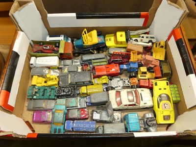 Lot 1632 - A tray of mixed playworn diecast, to include...