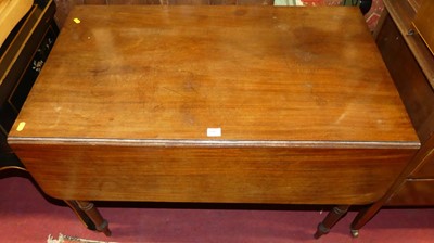 Lot 1207 - An early 19th century mahogany Pembroke table,...