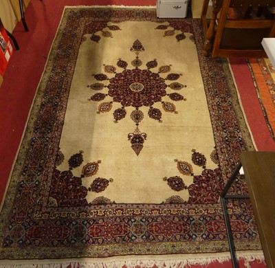 Lot 1159 - A Persian woollen Bakhtiar rug, 220 x 138cm