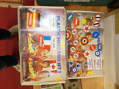 Lot 1649 - Two boxed Meccano plastic gift sets