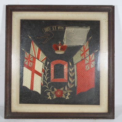 Lot 778 - An early 20th century military panel...