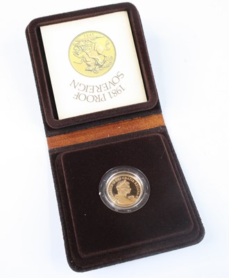 Lot 2421 - Great Britain, 1981 gold proof full sovereign,...