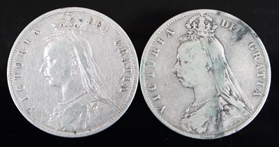 Lot 2475 - Great Britain, 1887 half crown, Victoria...