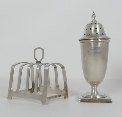 Lot 261 - An Elizabeth II silver sugar caster, of...