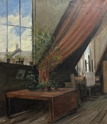 Lot 1015 - Jacob Meyer (1895-1971) - The artist's studio,...