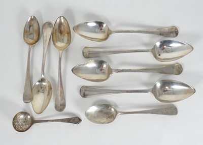 Lot 277 - A collection of silver spoons, 19th century...