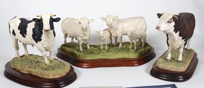 Lot 32 - Three Border Fine Arts figure groups;...