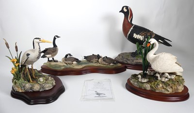 Lot 44 - Four Border Fine Arts figure groups; 'Red...