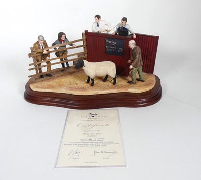 Lot 232 - A Border Fine Arts figure group 'What Am I Bid'...