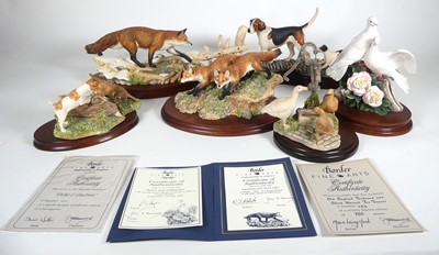 Lot 103 - Six Border Fine Arts figure groups; 'Duke &...