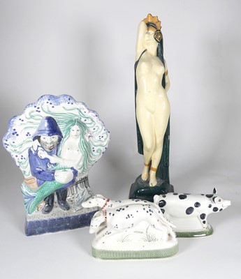 Lot 221 - A Rye Pottery 'The Fisherman's Tale' figure...